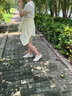 愛步（ECCO）休閑鞋女 2025時尚百搭簡約輕盈牛皮德訓(xùn)鞋板鞋 柔酷220263 石灰色22026301378 38 曬單實拍圖