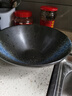茯見(jiàn)日式拉面碗大號(hào)面碗創(chuàng)意斗笠碗喇叭碗面條碗吃泡面碗陶瓷餐具湯碗 8英寸喇叭碗（藍(lán)冰） 曬單實(shí)拍圖