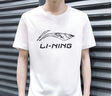李寧（LI-NING）t恤男士短袖衣服春夏季男裝運動(dòng)服飾戶(hù)外速干上衣跑步籃球健身服 新標準白 【春季棉質(zhì)】 XL (180) 曬單實(shí)拍圖