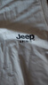 JEEP SPIRIT吉普背心男士夏季休閑冰絲涼感透氣坎肩無袖t恤男裝上衣 白色 XL 曬單實(shí)拍圖