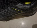 斯凱奇（Skechers）暮光鞋丨2025新品運(yùn)動(dòng)跑鞋男女款高回彈輕質(zhì)吸震綁帶休閑鞋 男款-黑色/灰色/BKGY 42 曬單實(shí)拍圖