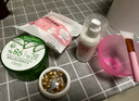 謎小愛(ài)蘆薈膠維生素e乳曬后修復凝膠提亮胎盤(pán)素淡痘印補水保濕灌膚套裝 蘆薈膠+胎盤(pán)素+E乳+調模工具 曬單實(shí)拍圖