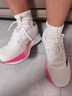 adidas DURAMO SL訓(xùn)練備賽舒適網(wǎng)面體測(cè)跑鞋女子阿迪達(dá)斯   白色/紫灰/亮粉   38 曬單實(shí)拍圖