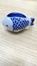 LICHEN景德鎮中式古典青花小擺件陶瓷漂浮魚(yú)魚(yú)缸裝飾觀(guān)賞工藝 E號鯉魚(yú)長(cháng)6.5厘米 曬單實(shí)拍圖