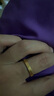 卡鉑亞古法黃金戒指足金9999平安無事實心方戒男女款對戒結(jié)婚素圈指環(huán) 古法黃金戒指 4.37克（13號）寬約3.9mm 曬單實拍圖