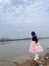 G.DUCKKIDS小黃鴨公主裙女童連衣裙秋裝2025新款洋氣兒童裙子小女孩長袖紗裙 黑色 110 建議4~5歲【100-110cm】cm 曬單實拍圖