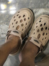 木林森涼鞋男2025夏季沙灘鞋男士透氣厚底洞洞鞋外穿涼拖鞋 曬單實(shí)拍圖