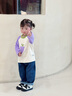 幼歌（YOUGE）嬰幼兒2025秋季新款純棉柔軟寬松舒適時尚休閑牛仔褲潮 牛仔藍(lán)（66-90兩用襠） 90 cm 曬單實拍圖