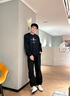 TOMMY HILFIGER25新款秋冬男女柔順雙面布休閑植絨徽章字母圓領(lǐng)衛(wèi)衣40048 藏青色DW5 XL （推薦：165-180斤） 曬單實拍圖