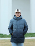 波司登（BOSIDENG）2025新款羽絨服男款90絨通勤短款防風(fēng)連帽保暖加厚可脫卸帽外套 暗灰漸變|9M32 L 180/100A 體重約140-155斤 曬單實(shí)拍圖