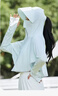 浪莎（LangSha）冰絲防曬衣女夏季遮陽防曬服騎行透氣防紫外線薄款寬松防曬外套女 淺綠色 均碼 （80-160斤） 曬單實(shí)拍圖