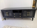 閑情雅舍實(shí)木電視柜美式復古客廳家用茶幾黑色小戶(hù)型組合新款實(shí)木電視機柜 150-40-58黑色 曬單實(shí)拍圖
