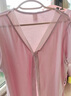 莫代爾睡衣女夏季莫代爾短袖短褲夏天薄款2025新款夏款感家居服 84375蘭花紫 L 【建議100-120斤】 曬單實(shí)拍圖