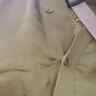 江南布衣（JNBY）【商場同款】24夏新品襯衫女質(zhì)感拼接短袖開襟V領(lǐng)短款5O4214520 281/棕卡其 XS 曬單實拍圖