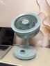 揚(yáng)子空氣循環(huán)電風(fēng)扇家用搖頭定時(shí)桌面辦公室學(xué)生宿舍臺(tái)式風(fēng)扇臥室大風(fēng)力寵物小型降噪節(jié)能對(duì)流換氣扇 【綠色搖頭款】2米長線+3檔調(diào)節(jié)+節(jié)能無極變速 曬單實(shí)拍圖
