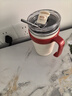 美廚（maxcook）304不銹鋼水杯 保溫保冷吸管杯咖啡飲料杯戶(hù)外便攜420ml牛油果綠 曬單實(shí)拍圖