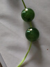 七可碧玉散珠DIY手串項(xiàng)鏈?zhǔn)宙満吞锉逃駟嗡刂閳A形玉石配件轉(zhuǎn)運(yùn)珠配珠 曬單實(shí)拍圖