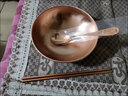 樂宏駿銅碗純銅白癜風(fēng)補(bǔ)銅餐具套裝紫銅碗食品級銅筷子銅勺子銅水杯茶杯 紫銅四件套【碗+筷子+勺子+水杯】 曬單實(shí)拍圖