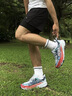 HOKA HOKA FOOT霍伽男女情侶飛速羚羊 6 越野跑步鞋減震防滑舒適厚底戶外運(yùn)動鞋 灰紅 43 曬單實拍圖