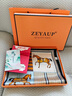 ZEYAUP真絲絲巾女高檔桑蠶絲中方巾2025生日禮物母親節(jié)送媽媽長輩女友 宮格駿馬【品牌輕奢實(shí)用禮盒裝】 68*68cm 曬單實(shí)拍圖