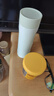 炊大皇玻璃杯雙層隔熱茶水分離男女士便攜玻璃水杯 綠色420ml 曬單實(shí)拍圖