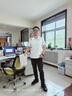DESCENTE迪桑特RUNNING系列跑步運動健身男士短袖POLO衫 WT-Bright White Tpg L (175/96A) 曬單實拍圖
