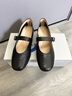 森達瑪麗珍女鞋羊皮書(shū)春新商場(chǎng)同款增高淺口單鞋XRY01CQ5 黑色 37 曬單實(shí)拍圖