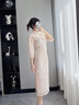 泰勒馬丁粉色新中式新娘旗袍2025新款訂婚禮服裙敬酒服結(jié)婚領(lǐng)證回門服 QP15 常規(guī) L 曬單實(shí)拍圖