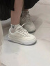 回力厚底小白鞋女2025新款春秋韓版百搭情侶鞋子潮休閑復(fù)古板鞋女 白色 37 曬單實(shí)拍圖
