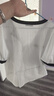 百圖betu女裝夏季新款襯衫法式小香風(fēng)圓領(lǐng)優(yōu)雅通勤襯衫女2303T54 米白 L 曬單實拍圖