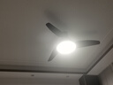永怡御風(fēng)餐廳風(fēng)扇燈臥室客廳吊扇燈一體北歐直流電機靜音兒童房風(fēng)扇吊燈 52寸/變頻6檔風(fēng)/三色36w 遙控控制(帶定時(shí)關(guān)閉功能) 曬單實(shí)拍圖