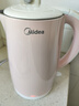 美的（Midea）電熱水壺家用電水壺?zé)畨?雙層防燙 0涂層食品級(jí)304不銹鋼 1500W快速沸騰 1.7L大容量 HJ1705 曬單實(shí)拍圖