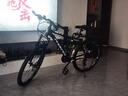 鳳凰山地自行車成人男女青少年油壓碟剎越野減震鋁合金車架山地車 油碟/耀夜黑/全軸承/輻條輪 26英寸（適合身高160-180） 30速藍圖定位變速【鋁合金車架】 曬單實拍圖