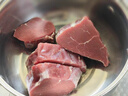 雪山牛谷牛肉生鮮牛腿肉500g新疆特產(chǎn)褐牛清真健身首選燒烤食材【真原切】 曬單實(shí)拍圖