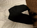 MMOPTOP沖鋒工裝直筒褲子男士春夏季薄款冰絲寬松運動休閑褲K001黑色2XL 曬單實拍圖