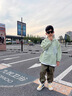 G.DUCKKIDS小黃鴨兒童男童夏裝防曬衣外套2025新款中大童夏季男孩薄款防曬服 綠色 140 (建議125-135cm 7-8周歲） 曬單實(shí)拍圖