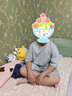 小豬托尼【冰氧索羅娜睡衣】TABE男童家居服套裝涼感寬松青少年 logo睡衣灰綠 180 合適170-175身高，150-170斤 曬單實(shí)拍圖