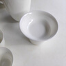 HnSeFe冰種羊脂玉功夫茶具套裝家用輕奢高檔茶具新款辦公室白瓷禮盒裝 幻山蓋碗套裝1號(hào)（禮盒裝） 曬單實(shí)拍圖