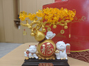 慧選禮（HUI XUAN LI）招財貓發(fā)財樹擺件辦公室客廳前臺裝飾送朋友店鋪公司喬遷開業(yè)禮物 曬單實拍圖