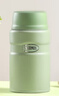 膳魔師（THERMOS） 燜燒杯大容量保溫飯盒316L不銹鋼悶粥杯燜燒罐保溫桶飯桶TCLE 牛油果色 720ml 曬單實拍圖