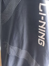 李寧（LI-NING）泳褲男士泳衣套裝防尷尬溫泉沖浪潛水服訓練泳衣022+171黑色 XL 曬單實(shí)拍圖