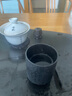 石金道《品茗杯集》冰磧巖主人杯新中式客廳茶杯男款2025新款茶杯 圓融·豎杯 容量：125mL 曬單實(shí)拍圖