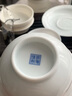 景德鎮(zhèn)（jdz）陶瓷蓋碗白瓷茶具家用三才蓋碗泡茶杯甜白茶碗建軍節(jié)軍人禮物初見 曬單實拍圖