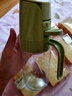 妙廚倫專用加厚噴倒兩用噴油壺瓶家用調(diào)料瓶防漏油罐壺不掛油玻璃噴油瓶 新款噴倒一體 500毫升綠色 曬單實(shí)拍圖