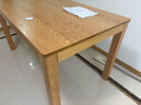 源氏木語實木餐桌北歐辦公桌簡約小戶型家用餐桌椅組合家具 1.4米單獨餐桌 曬單實拍圖