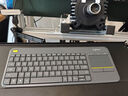 羅技（Logitech）K400Plus無線鍵盤觸控 安卓智能電視電腦筆記本辦公鍵盤  帶無線2.4G接收器 黑色 曬單實(shí)拍圖