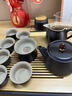 璞器黑陶功夫茶具整套裝帶茶盤(pán)家用泡茶壺陶瓷茶杯高檔輕奢高檔提梁壺 曬單實(shí)拍圖