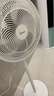 美的（Midea）電風(fēng)扇 家用七葉立式落地扇宿舍臥室輕音節(jié)能搖頭桌面小風(fēng)扇大風(fēng)力空氣循環(huán)風(fēng)扇 SAF30AC  曬單實(shí)拍圖