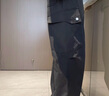 羅蒙（ROMON）感灰色西裝褲女春秋夏煙管褲顯瘦顯高直筒褲子休閑小個子西褲 黑色【九分】 XL 29碼【116-125斤】 曬單實(shí)拍圖