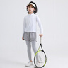 moonkids兒童速干衣套裝運(yùn)動(dòng)訓(xùn)練服夏季女童瑜伽褲子春季戶(hù)外騎車(chē)服防曬 19579白色長(zhǎng)袖+16168灰色運(yùn)動(dòng)褲 120 cm 曬單實(shí)拍圖